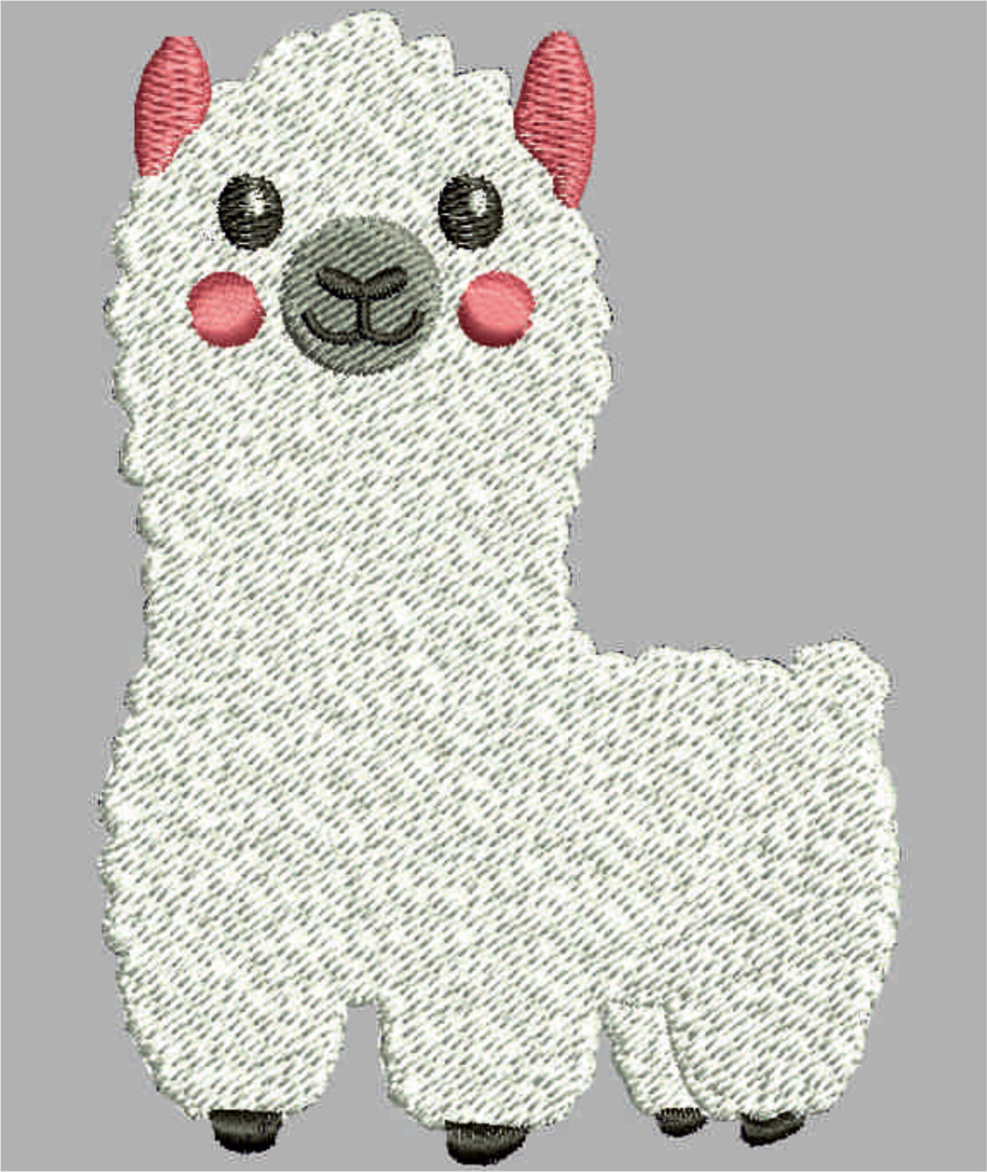 Lama baby machine embroidery 5  etsy