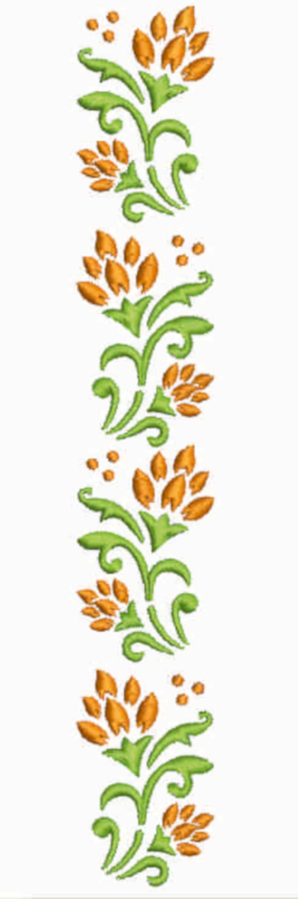 Machine Embroidery Edge Machine Embroidery Borders and Corners Machine Embroidery Edging ...