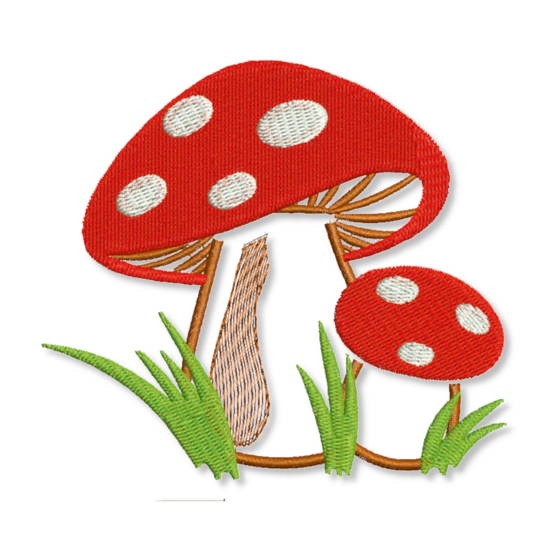 Mushroom Embroidery Design Machine Embroidery Designs Mushrooms Amanita