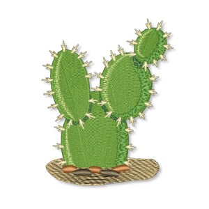 Motifs de broderie machine à cactus Motif de broderie de cactus simple Succulent Flower Desert pour couvertures de bébé t-shirt vestes sacs de shopping