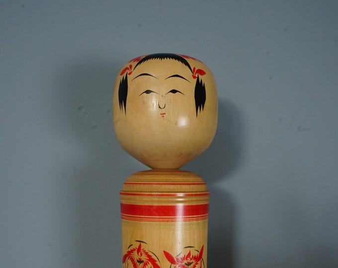 XXL Kokeshi Doll Wooden Figure from Japan Vintage, 70s -80s