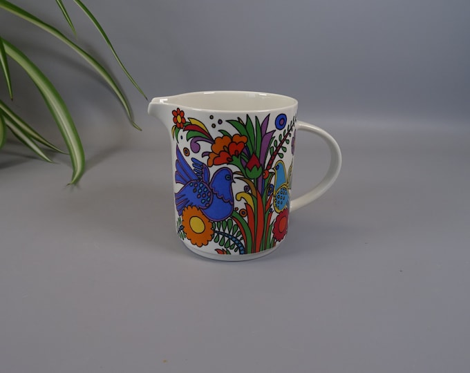 1 of 3 Boch Acapulco milk or water jug 70s boho tableware, mid century kitchenware, Christine Reuter.