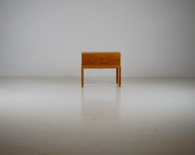Small Teak Wall Console Model 127  by Kai Kristiansen Manufactured by Aksel Kjersgaard
