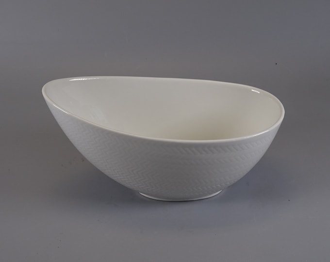Vintage Rörstrand bowl oval Swedish Mid-Century Design