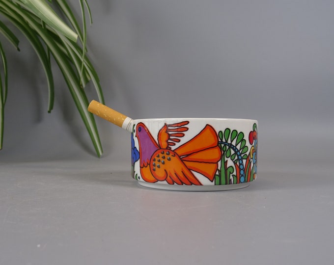 1 of 6 Villeroy and Boch Acapulco Ashtray 70s Boho Tableware, Mid Century Kitchenware Christine Reuter