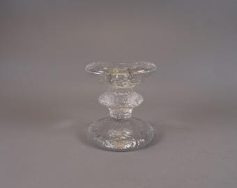 Iittala Finland Vintage Glass Candle Holder