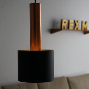 Classic 60s Mid Century ceiling lamp by Jo Hammerborg for Fog & Morup, Denmark.