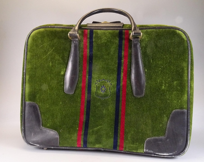 Roberta Dí Canerino Vintage Travel Suitcase 60s/70s