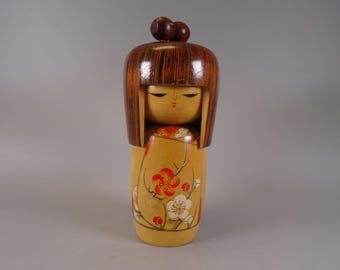 Kokeshi Puppe Holz  Figur aus Japan  Vintage,  70er -80er Jahre