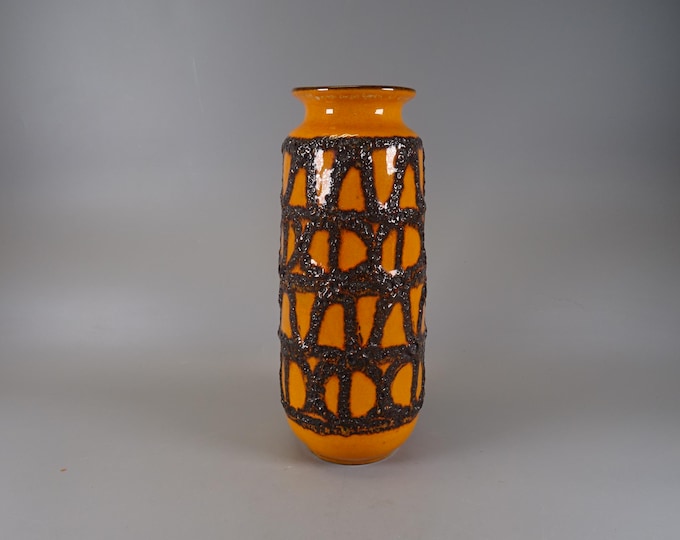 Vintage Scheuch Vase Orange 206-25