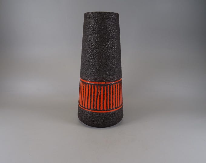 Ceramic Vase Schlossberg Ceramic Black Decor 60s