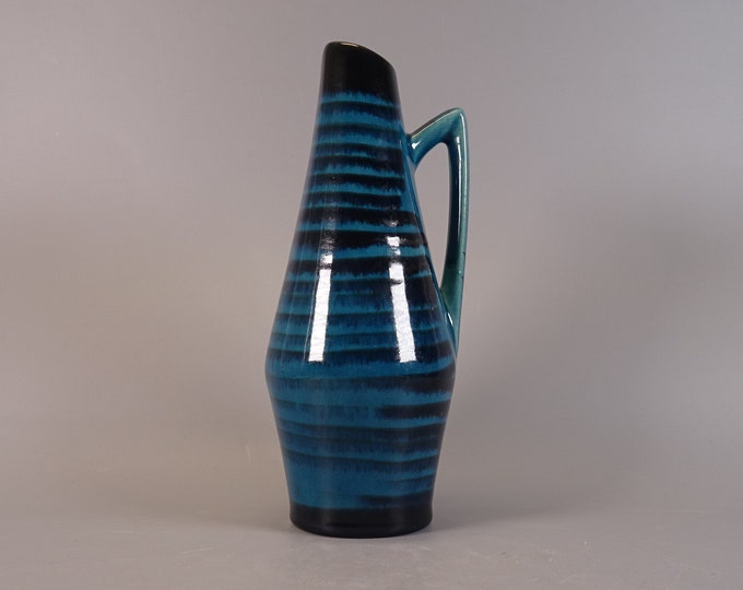 Scheurich 271 / 22 Vase Blue WGP 60s 70s Design Vase