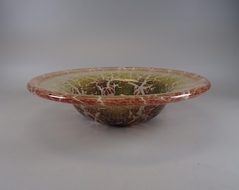 WMF Ikora glass bowl Karl Wiedmann brown large brown / red