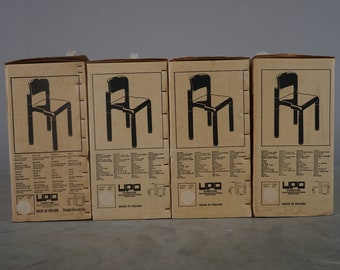 1 of 4 plastic chairs without armrests by Eero Aarnio for UPO Furniture, 1970s, OLD STOCK