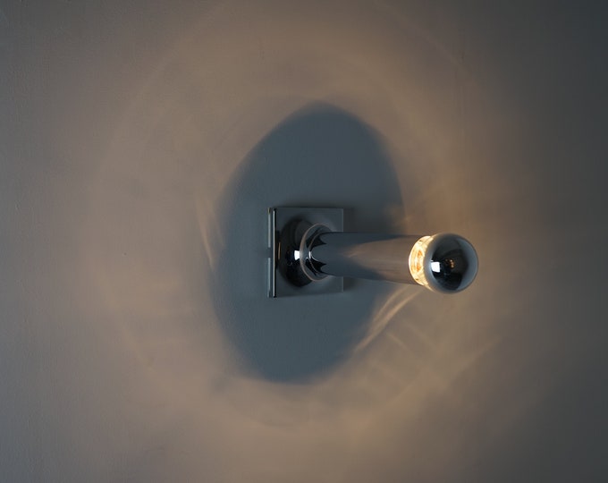 Wall / ceiling lights chrome by Rolf Krüger for Staff from the 60s