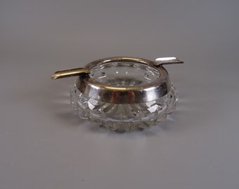 WMF ashtray with silver-plated rim, vintage