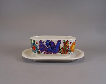 Villeroy and Boch Acapulco sauce boat 70s boho tableware, mid century kitchenware, Christine Reuter.