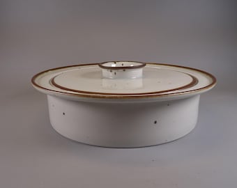 1 Terrine with Lid Brown Mist Collection Dansk Designs Denmark, Vintage 1970s
