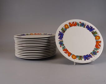 1 of 14 Villeroy and Boch Acapulco Cake Plate 70s Boho Tableware, Mid Century Kitchenware Christine Reuter