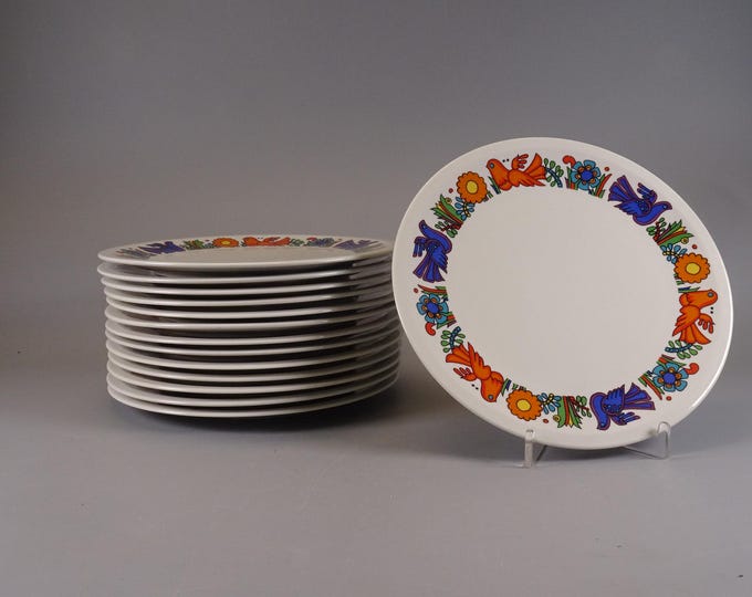 1 of 14 Villeroy and Boch Acapulco Cake Plate 70s Boho Tableware, Mid Century Kitchenware Christine Reuter