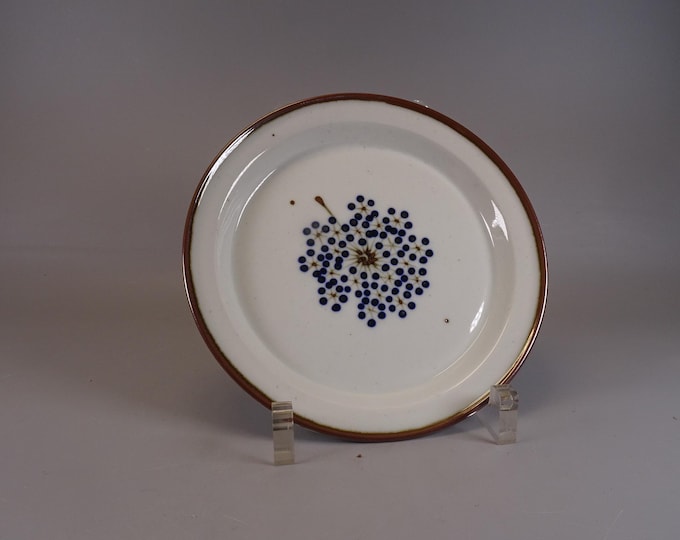 Plate Brown Mist Collection Dansk Designs Denmark, Vintage 1970s