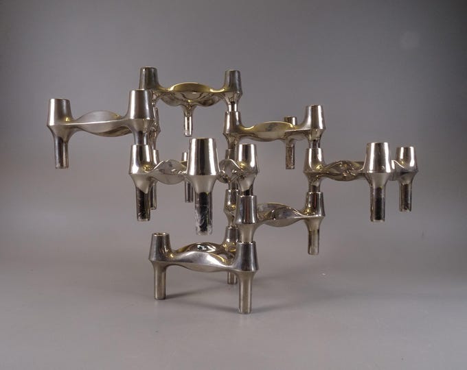1 of 10 candle holders from BMF - candle holder plug-in system from the 1970s
