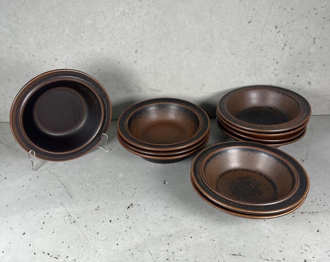 Arabia Ruska Series 1 of 10 cereal bowls, bowl