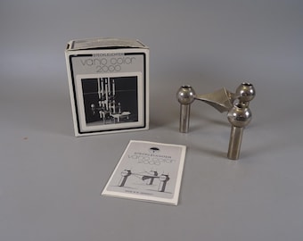 Modular candle holder candlestick by BMF Nagel from the 70s TOP condition & design OVP