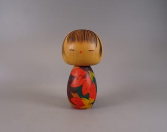 Kokeshi Puppe Holz  Figur aus Japan  Vintage,  70er -80er Jahre