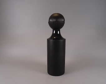 Rosenthal Porcelain Noir Vase Studio Line Wirkkala, 80s Made in Germany Mid-Century
