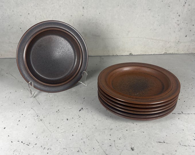 Arabia Ruska plates 1 of 6 small plates design by Ulla Procope Arabia Finland