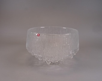 Iittala Finland Ultima Thule vintage glass bowl