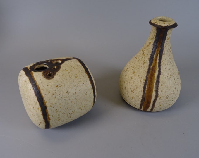 2 vases / studio ceramics from the 70s/80s, made in Denmark