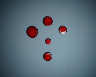 Unique wall installation by Krösselbach Studiokeramik