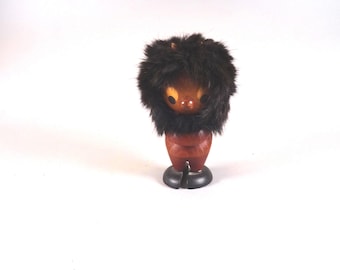 Vintage Danish Viking figure teak from the 1960s/70s Mid Century devil troll