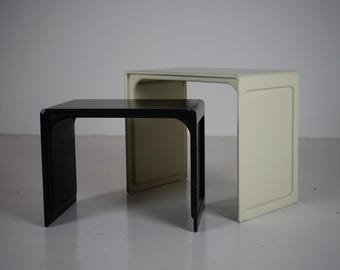 Set of 2 side tables by dieter rams for vitsoe
