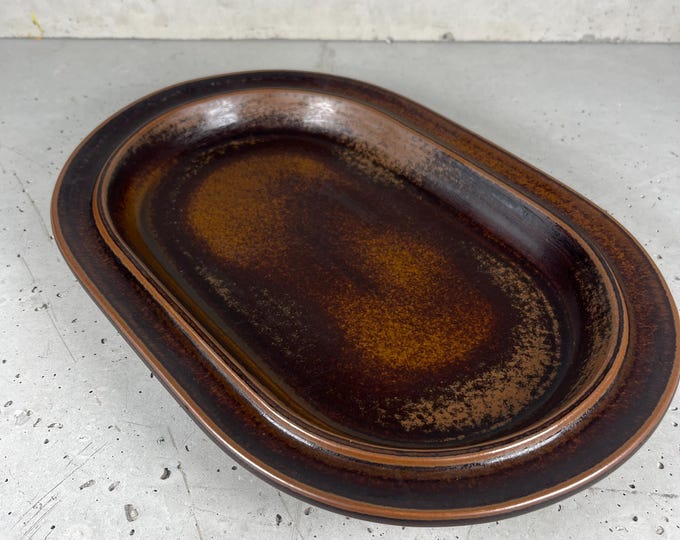 Arabia Ruska plate, serving plate oval 36.5 cm design by Ulla Procope Arabia Finland