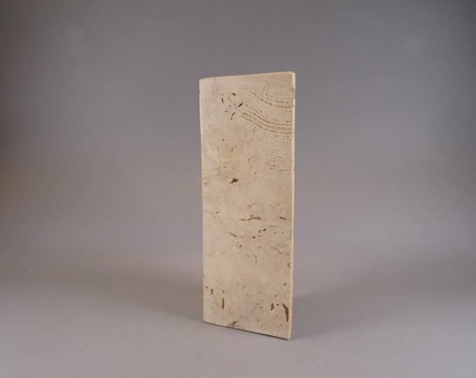 Italian travertine vase from the 70s