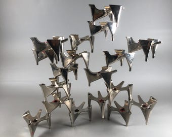Vogelflug Modular candle holders from the 70s TOP Design Hammonia Motard