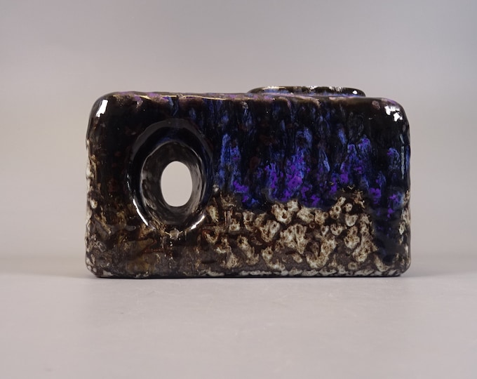 Marei Design Ceramic Vase, West Germany 2005 Purple, 70s Design