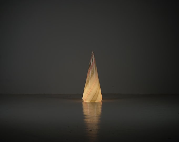 Beautiful Murano glass floor or table lamp from the 1980s
