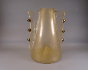 Murano Glass Vase, Noti Massari & Renatoioso 1985 Made in Italy Vintage