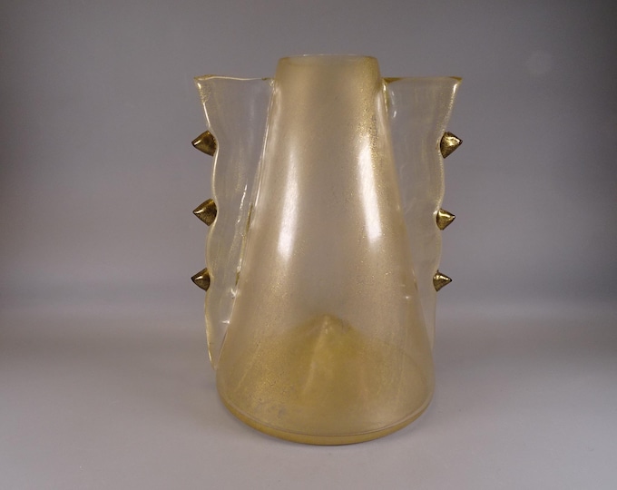 Murano Glass Vase, Noti Massari & Renatoioso 1985 Made in Italy Vintage
