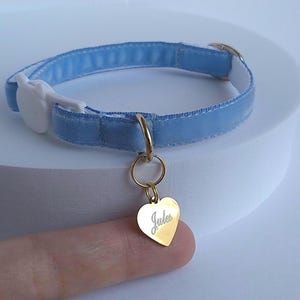 Mini Personalized Id Tag Heart /pet locket/cat collar/Kitten tag/Engraved Cat ID Tag/kitten mini Id Tag/Personalized Pet Id Tag/Heart Id Tag