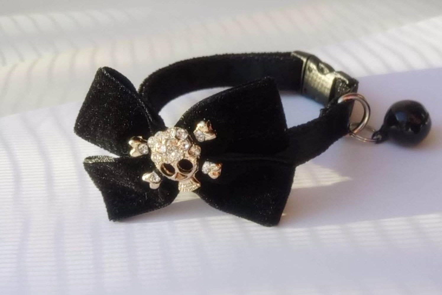 Gothic cat collar.Cat collar.Kitten collar.Collar Bow Etsy