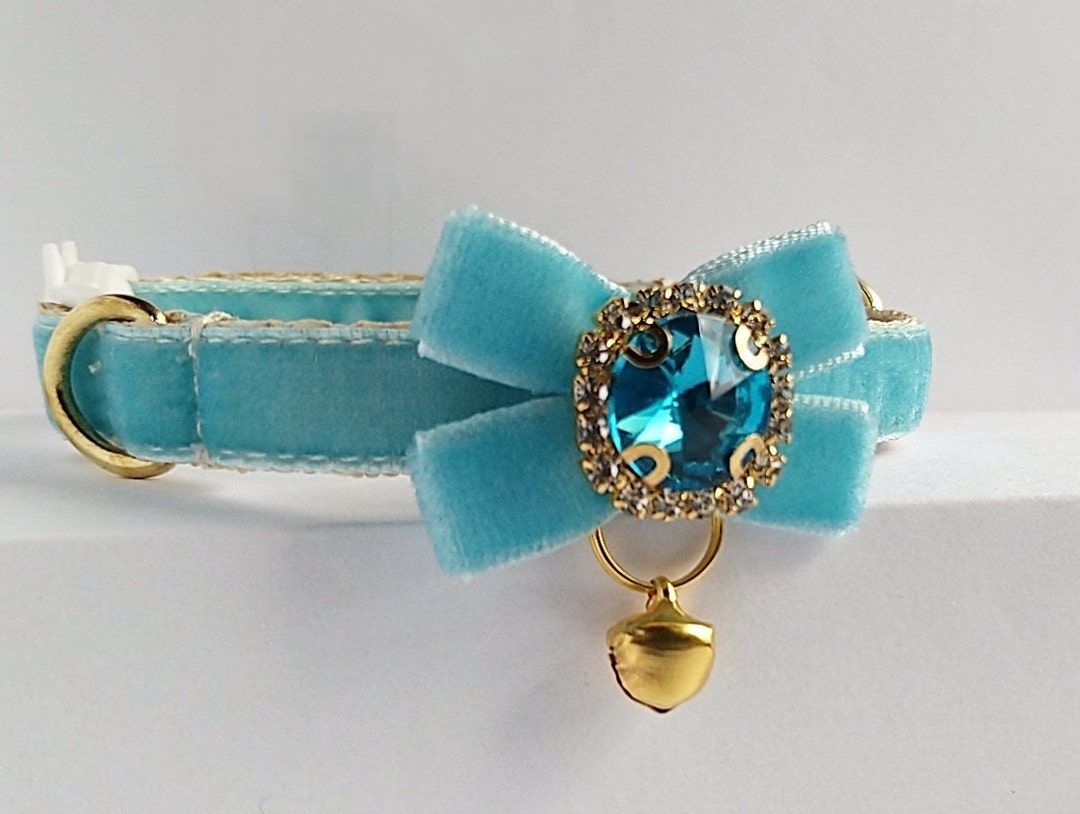 Sky Cat Collar/gem Cat Collar/dog Collar/kitten Collar/chihuahua Collar