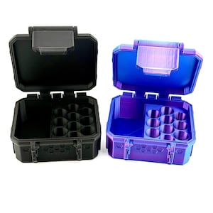 Mixed Vial Case | 10-Slot 3 ml Vial Case & 1 BAC Slot | Organizer for GLP-1, Peptides, Research