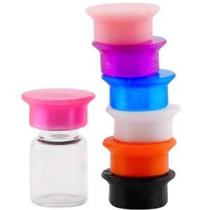 Protective Flexible Vial Caps Multi Pack Very Durable | 2ml, 3ml, 4ml, 5ml, 7ml, 10ml, 20ml, 30ml, 50ml, 100ml BAC Peptide Accessories