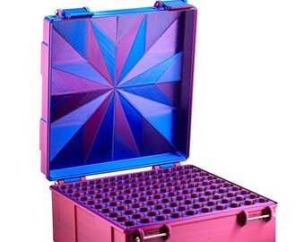 49 / 64-Slot 10 ml Bulk Vial Case | Optional 100 x 3 ml Tray | Clinic & Jumbo Storage | Organizer for GLP-1, Peptides, Research