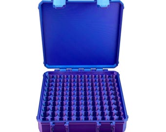 100 / 104-Slot 3 ml Vial Case | Clinic & Bulk Storage | Optional TempView Temp/Humidity Sensor | Organizer for GLP-1, Peptides, Research